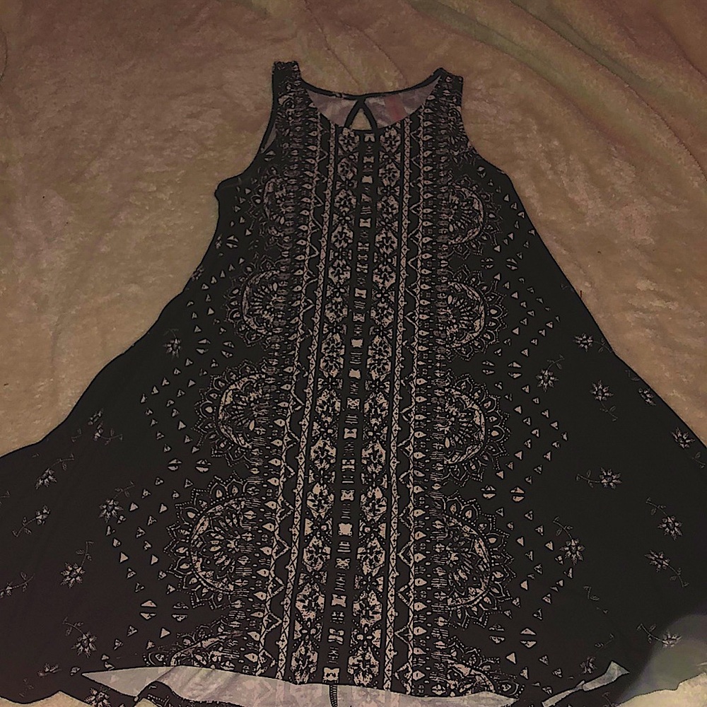 Black and white dress